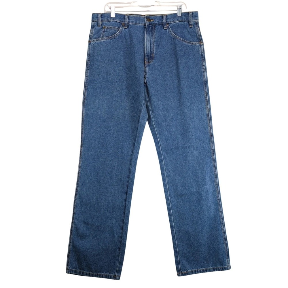 NWT Rivet Supply Co Workwear Jeans Mens 34x34 Relaxed Rugged Denim (36x34 Fit)